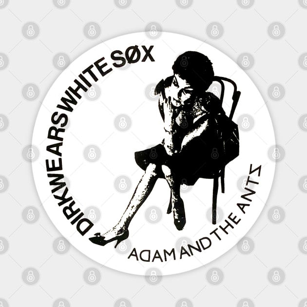 Dirk Wears White Sox Adam and the Ants Magnet by Pop Fan Shop